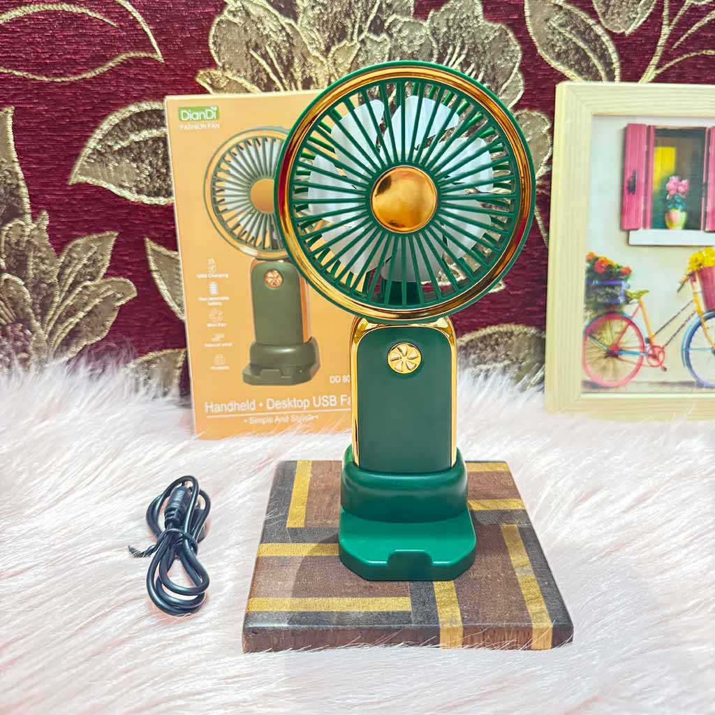 Mini Portable Rechargeable Fan - Handheld and Desktop USB Fan